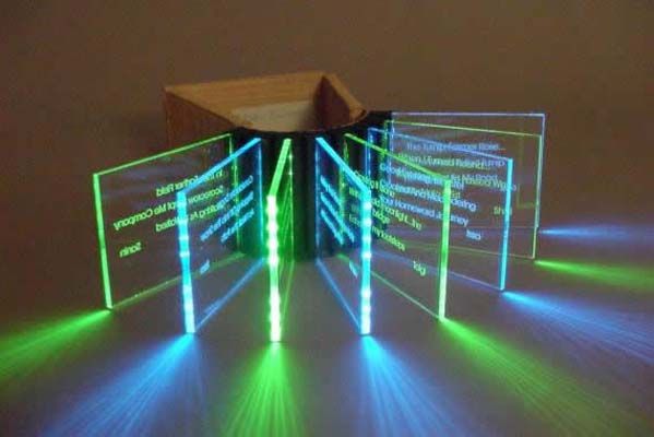 Organiskt glas (PMMA) Perspex LED